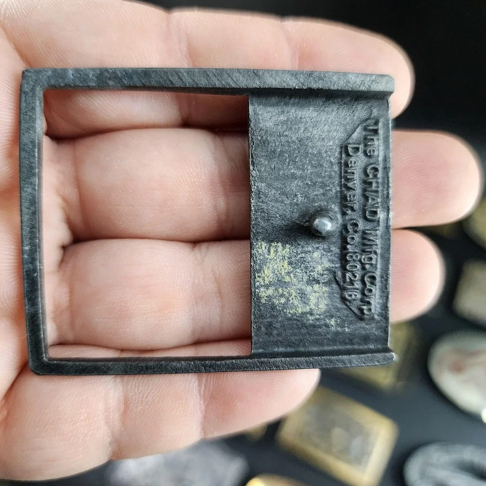 Chai Symbol Hebrew Vintage Belt Buckle